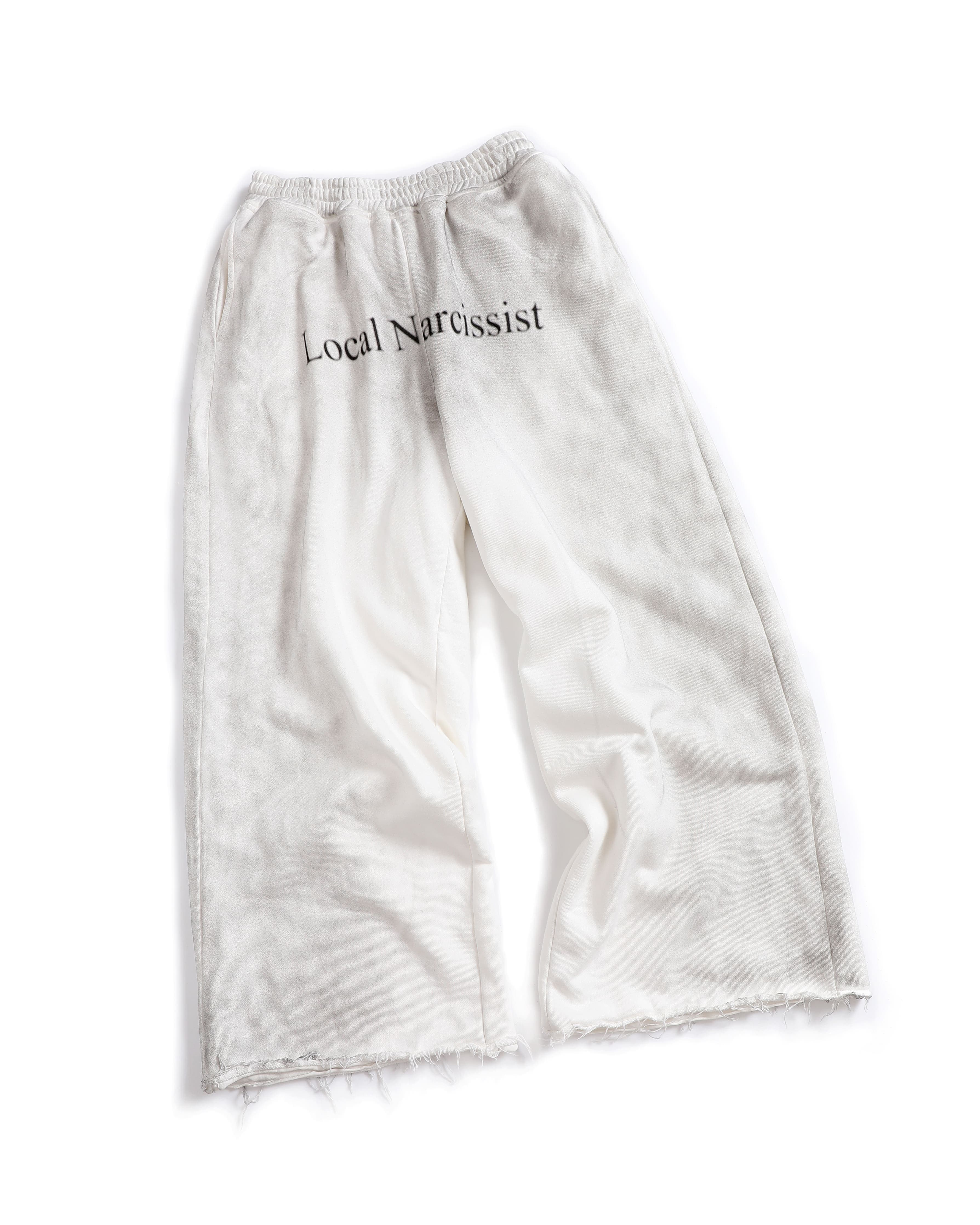 "The World Is Now Yours" Sweatpants — White — view 1