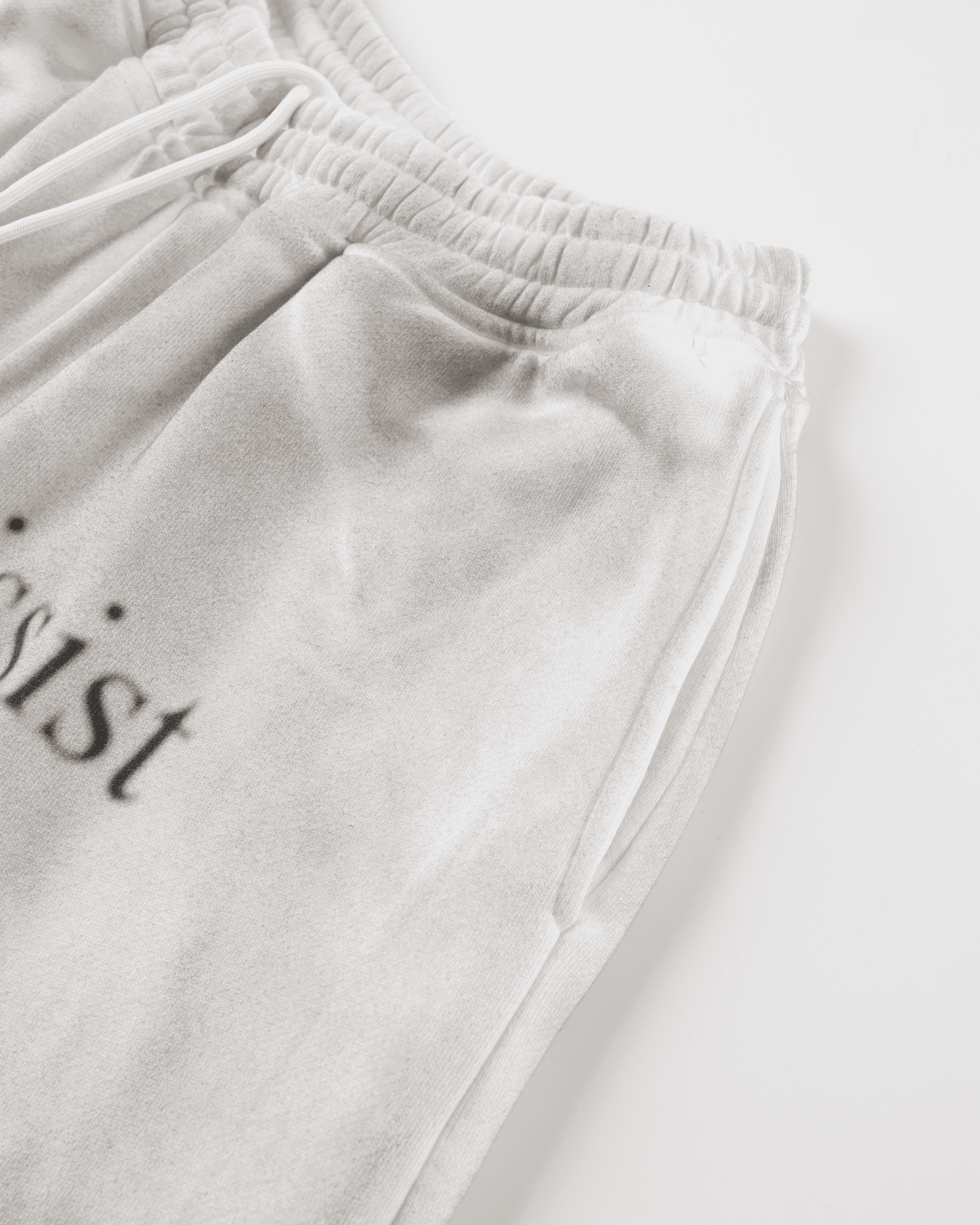 "The World Is Now Yours" Sweatpants — White — view 5