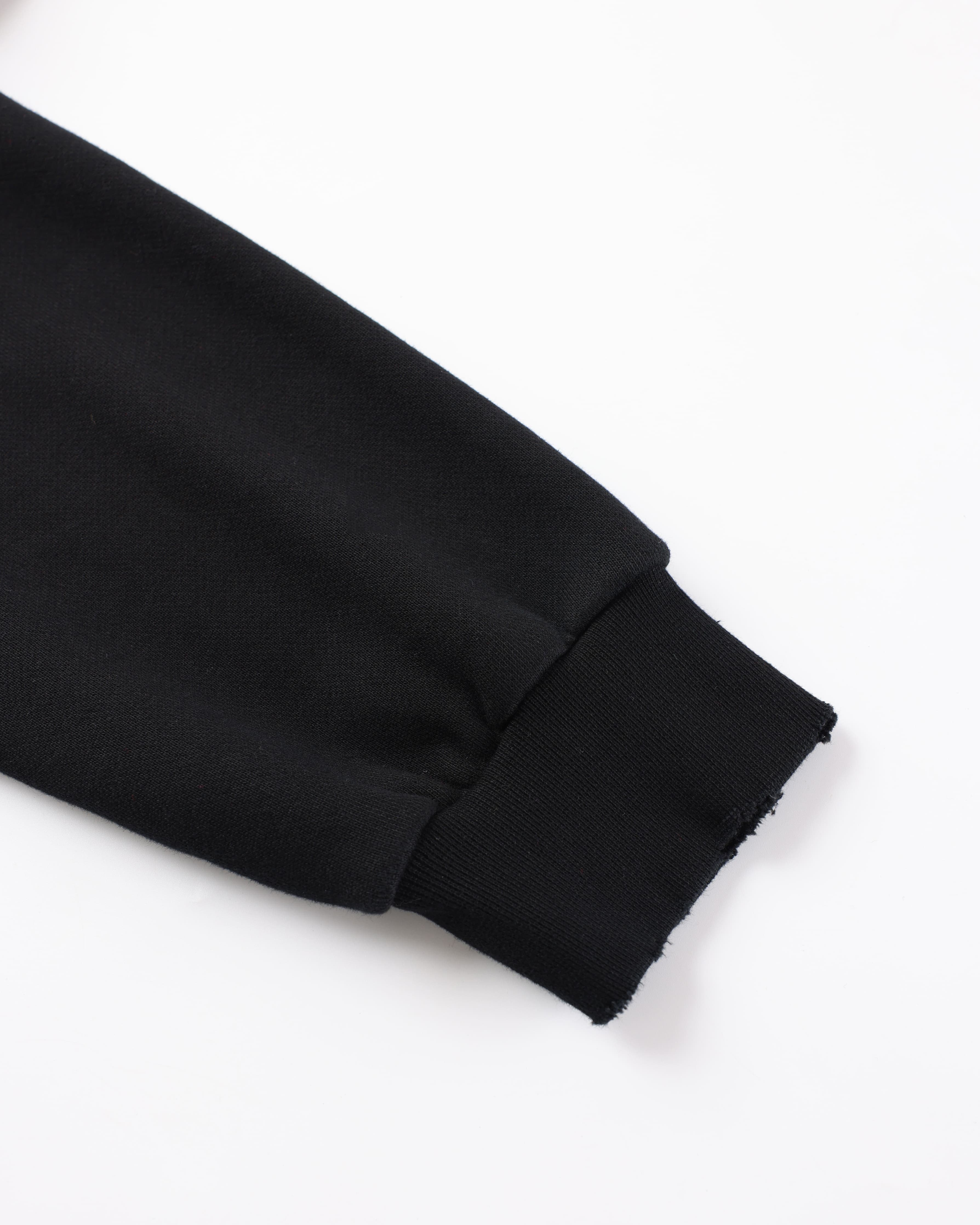 "Everything Is About Me" Zip-Up — Black — view 6